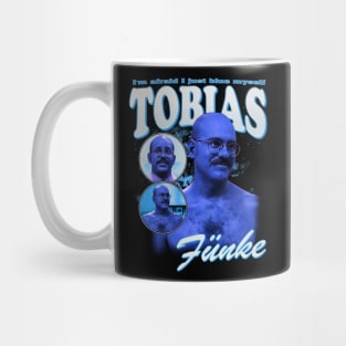 Tobias Fünke Bootleg // Vintage Collage Fan Art // I Just Blue Myself // Halftoned Mug